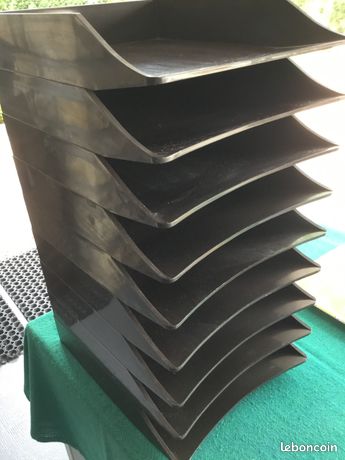 9 corbeilles à papier Exacompta