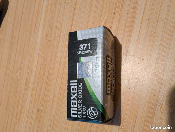 9 Piles Maxell 371 SR920SW