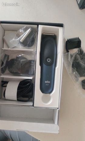 Braun Tondeuse Tout-En-Un Series 7, Kit 11-En-1, ProBlade, AutoSense, AIO7540, Bleu