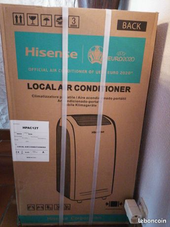 Climatisation mobile monobloc hpac12t 3,5 watts froid seul