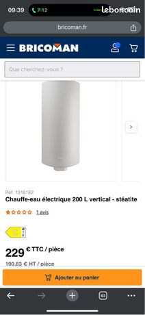 Cumulus électrique 200l
