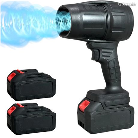Souffleur électrique sans fil PowerWind Nettoyeur multi-usages à double batterie