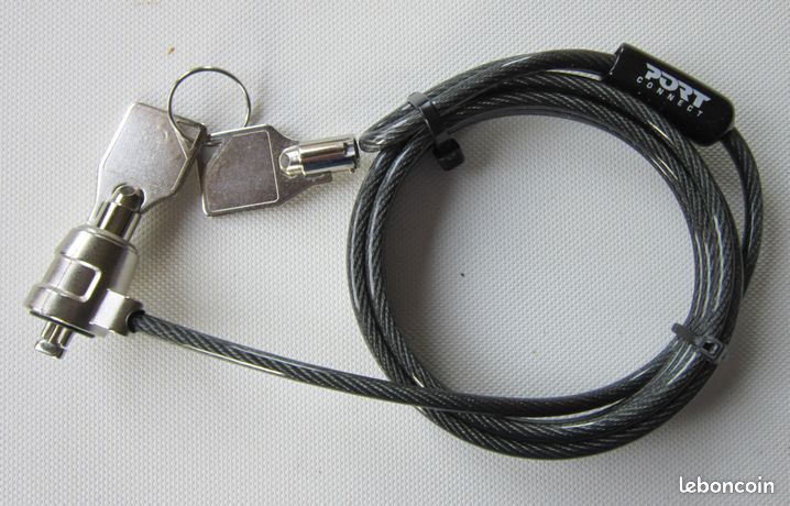 A Câble antivol pour ordinateur PC portable