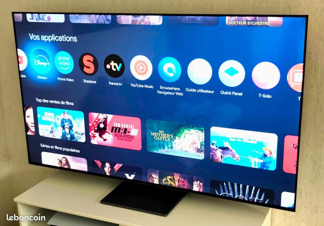 Excellente smart TV TCL Qled 4K 164cm 65" Cinéma/Gaming