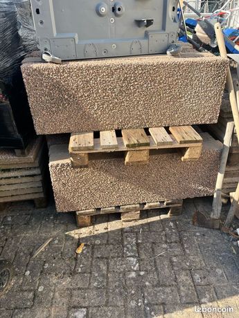 lot dalles et marches blocs