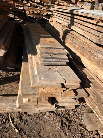 planches en chêne sec