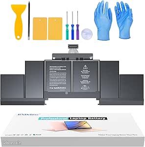 A1618 A1398 Batterie de Rechange pour Ordinateur Portable Apple MacBook Pro 15" Retina Mid 2015 P/N 020-00000000 79 02 000079 1ICP9/47/95-ICP8/56/66-2 1136 V 99 V 05 Wh