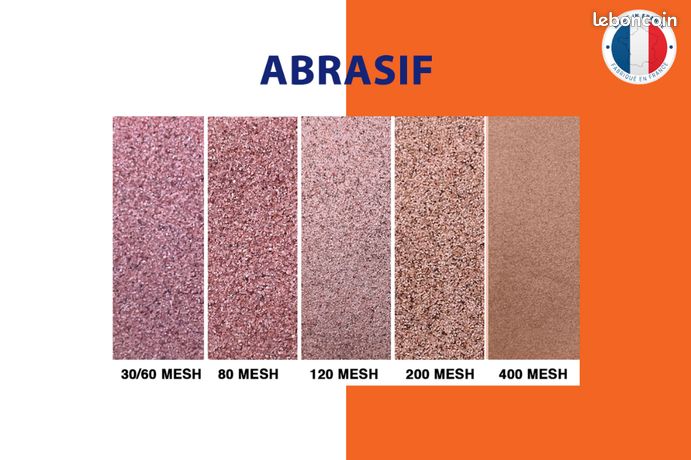 Abrasif pour decapage feraille