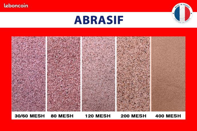 Abrasifs d'aerogommage et de sablage
