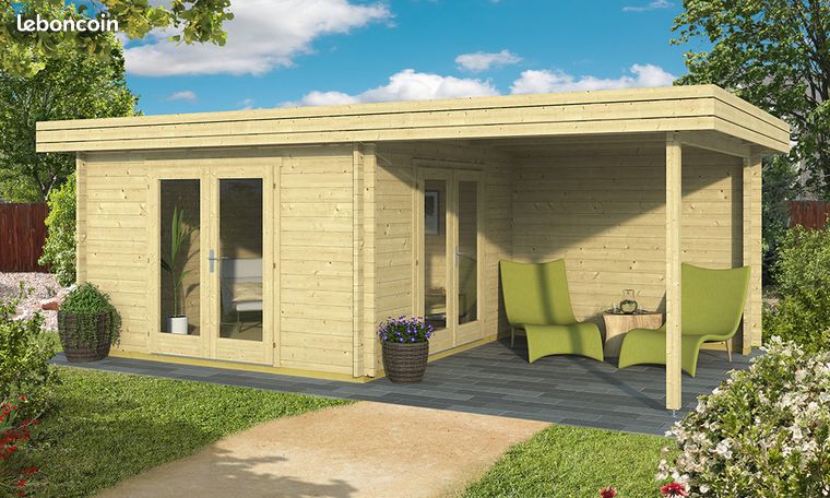 Abri de jardin BETHUNE 44 mm 111 m intérieur + 89m