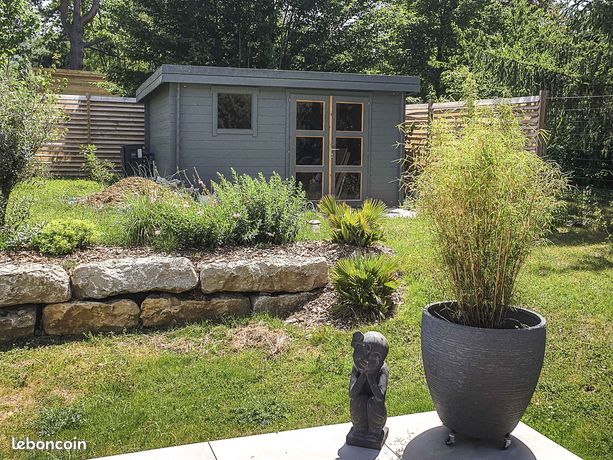 Abri de jardin LYON 15 34 mm autoclave 13.78 m intérieur