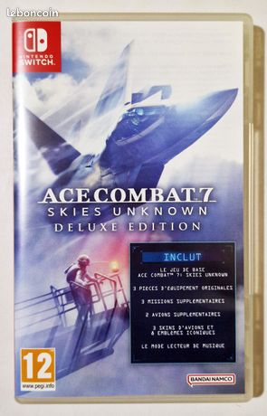 Ace Combat 7 Skies Unknown Édition Deluxe Switch Rare