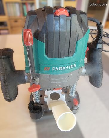 Adaptateur aspiration défonceuse parkside