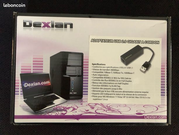 Adaptateur Dexlan USB 2.0 GB
