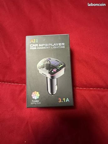 Adaptateur fm allume cigare bluetooth neuve