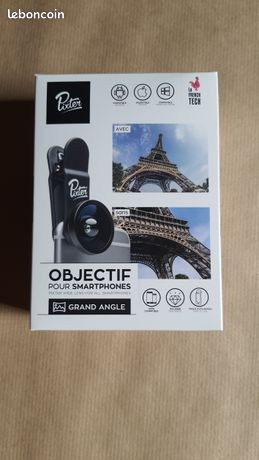 Adaptateur grand angle pour smartphone