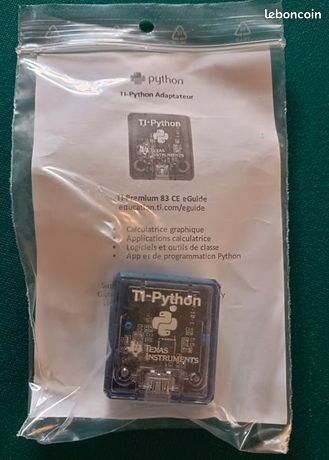 Adaptateur Python et câble pour calculatrice Ti83 premium CE