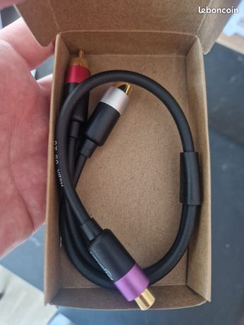 Adaptateur RCA en Y 1 femelle vers 2 males