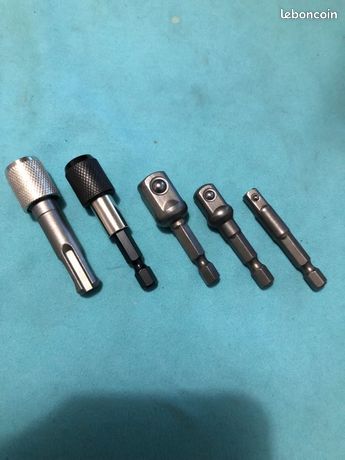 Adaptateur SDS à douilles et à embouts de visseuse