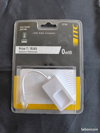 Adaptateur téléphonique prise T / rj45