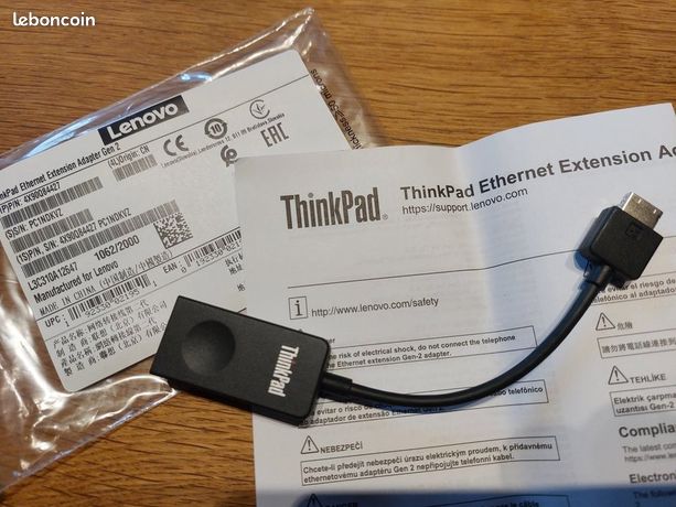 Adaptateur RJ45 Thinkpad Lenovo