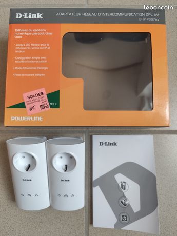 Adaptateurs réseau boîtiers CPL D-LINK DHP-P307 AV