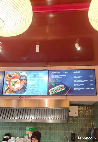 ADVUE Ecran publicitaire mural multimédia FULL HD 43" 50" 55"