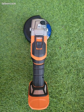 AEG Meuleuse 18V Brushless 125 mm Sans Batterie Moteur Haute Performance Réglage du Carter en Fonte d'Aluminium Sans Outil Grand Confort et Sécurité de Travail BEWS18-125BL-0