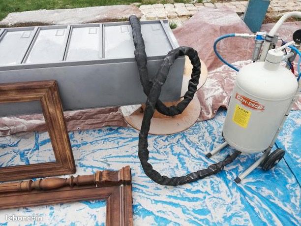 Aérogommeuse Automatique C2M Decap Start Auto Compacte Avec Commande Automatique État Neuf