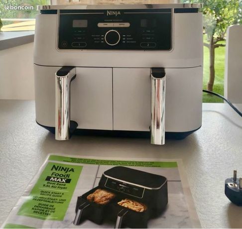 Air fryer blanc ninja neuf Foodi MAX Dual Zone 95 L 6-en-1 Friteuse à air