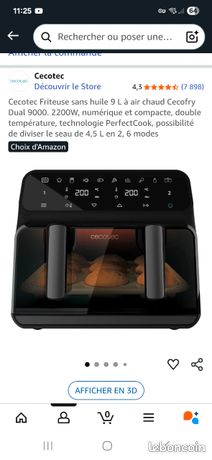 Air Fryer cecotec 9L