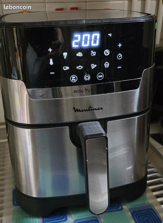 Air Fryer Moulinex EASY FRY & GRILL DIGITAL 2 EN 1 Friteuse sans Huile INOX