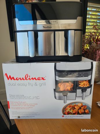 Air fryer moulinex double cuve