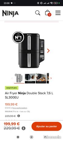 Airfryer ninja double stack