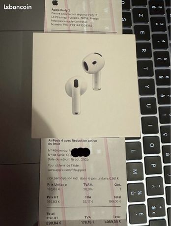 AirPods 4 avec Réduction active du bruit