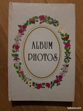 Album photo carton pour portrait