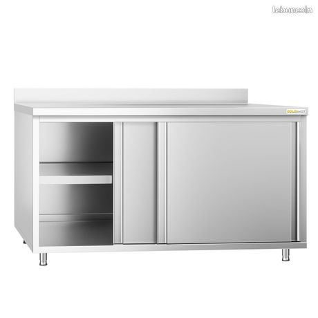 ⭐⭐⭐ALERTE BONNE AFFAIRES⭐⭐⭐Meuble bas inox 2000 x 600 mm / GOLDINOX NEUF LIVRAISON GRATUITE