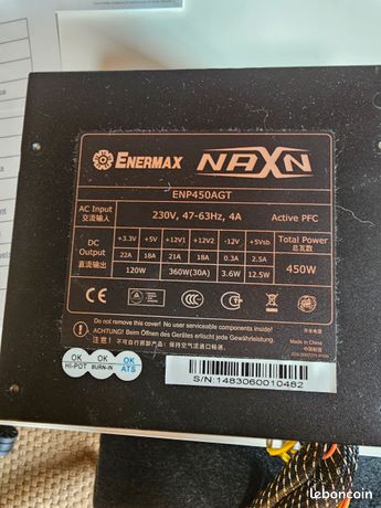 Alim PC - ENP450AGT - 450w