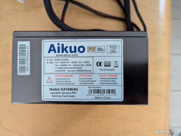 Alimentation ATX 560W Aikuo