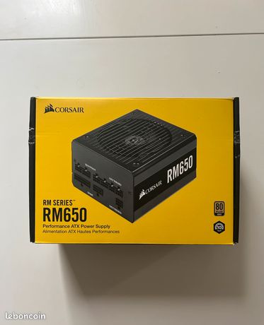 Alimentation Corsair RM650 650W 80+ Gold Full modulaire