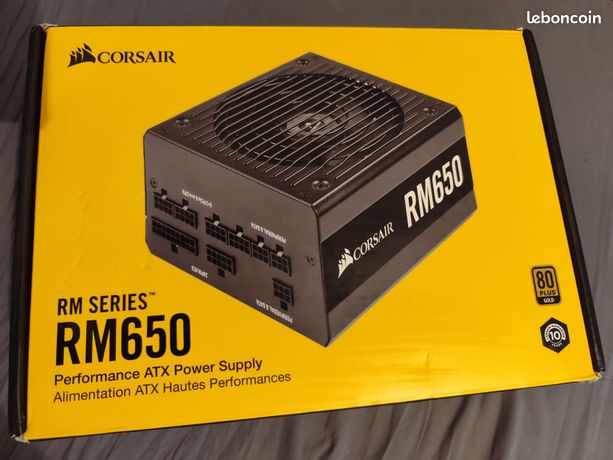 Alimentation Corsair RM650 650W 80+ Gold Modulaire Excellent état