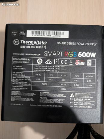 Alimentation PC 500W Thermaltake
