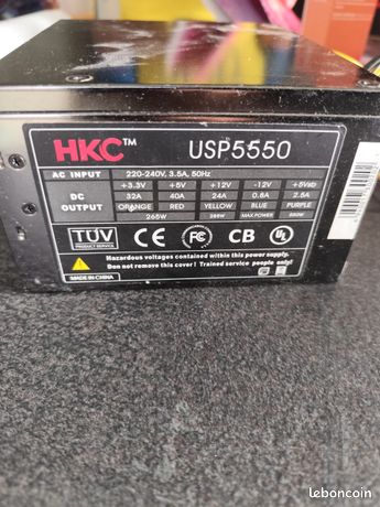 Alimentation pc HKC 550w
