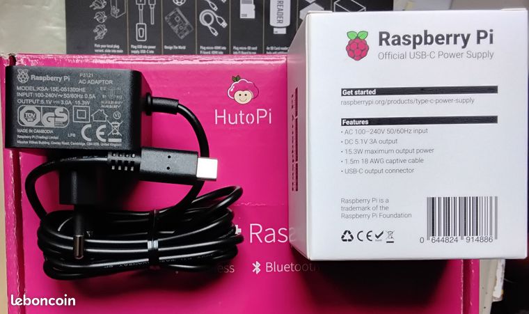 Alimentation pour RASPBERRY PI 4