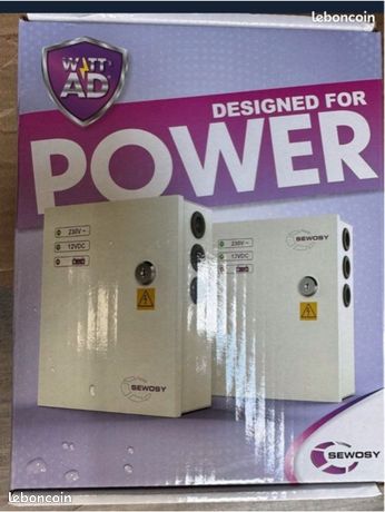 Alimentation secourue sewosy ad1203r 12v 3a avec relais défaut