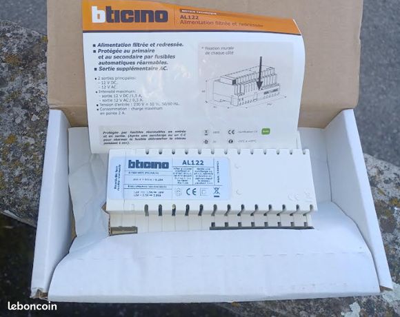 Alimentation filtrée redressée BTicino AL122