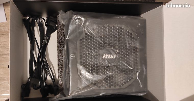 Alimentation pc a650gf 80+ gold MSI