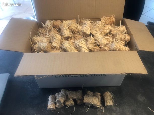 Allumes feux laine de bois