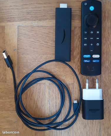 Amazon Fire TV Stick 4K avec commande vocale AlexaFirestick Firetv Android AndroidTV HDMI clé clef