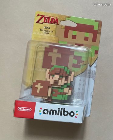 Amiibo The Legend of Zelda Link Pixel 8bit